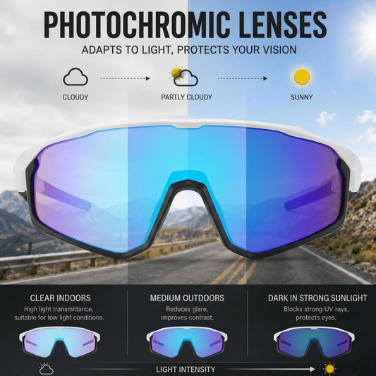 ☀️UV400 Photochromic Polarized Safety Glasses