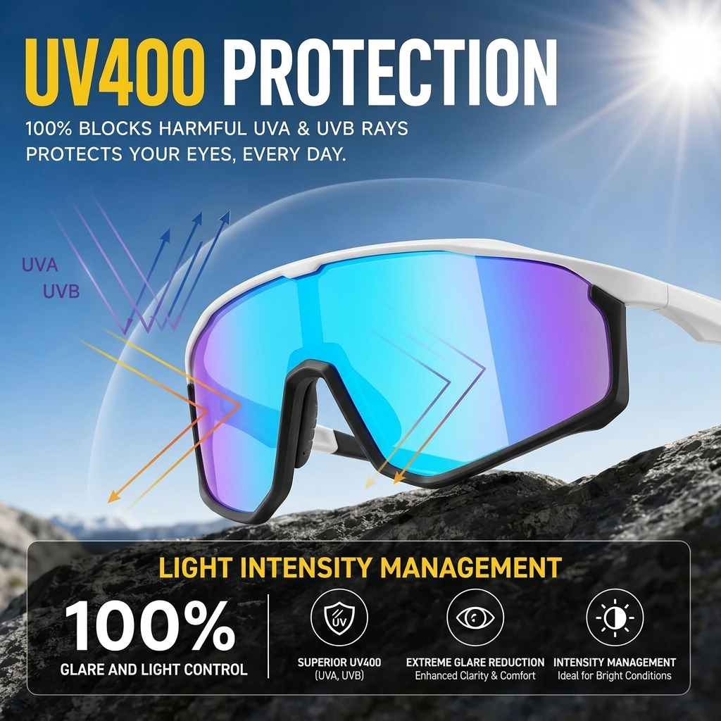 ☀️UV400 Photochromic Polarized Safety Glasses