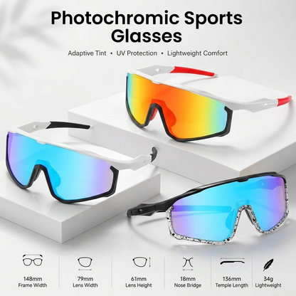 ☀️UV400 Photochromic Polarized Safety Glasses